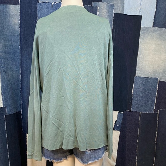Two Piece Sequenced Top Knit Top & Sweater Beautifully done. Sz L - Picture 7 of 11